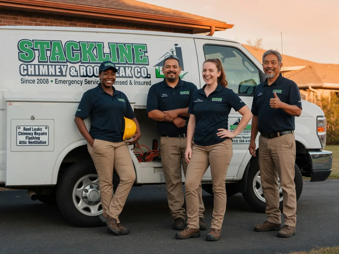 Chimney flashing repair company in Shamrock, OK